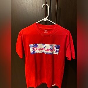 Diamond Supply Co. Red and Blue Kids T-Shirt